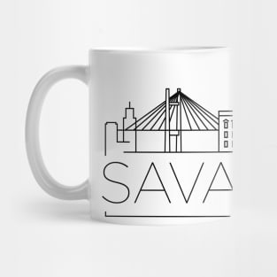Savannah Minimal Skyline Mug
